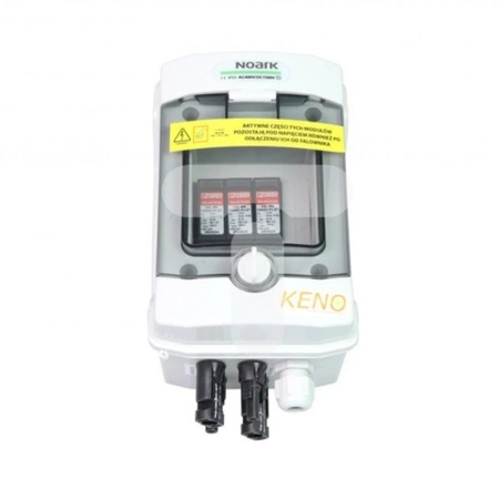 Rozdzielnica przyłączeniowa DC KENO SH-1 DC z ogranicznikiem przepięć Phoenix Contact 1000V typu 2, 1x łańcuch PV 1x MPPT MPPT