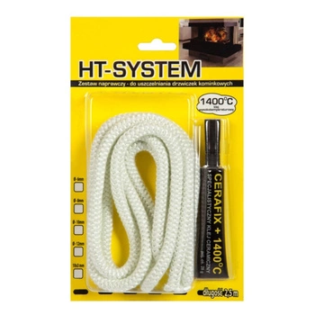 Zestaw naprawczy do kominka Klej i sznur FI 12 mm Hydroland KLEJ.SZ.12MM