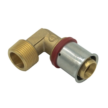 Kolano 90° mosiężne GZ Press - 25 R3/4