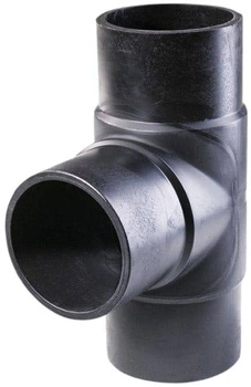 POLYMEDIUM Trójnik PE typ 100 fi 75/50/75 SDR11 (wtryskowy-doczołowy) 25.065.7550.11