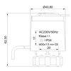 Siłownik termoelektryczny NC/230V/M30 do rozdzielacza Invena CM-NC-A30-Z