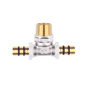 Trójnik zaprasowywano-wkrętny GZ, rozm. 16 x 1/2