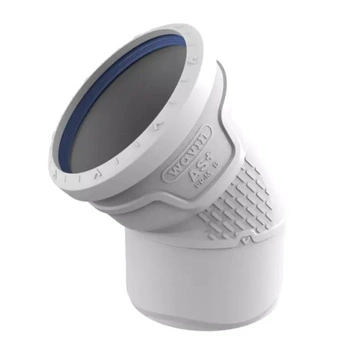 Kolano kanalizacyjne wewnętrzne Wavin AS+ 110X45 3079952