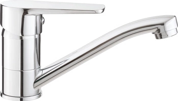 Bateria umywalkowa Deante TUBO BUT 026M stojąca obrotowa wylewka chrom