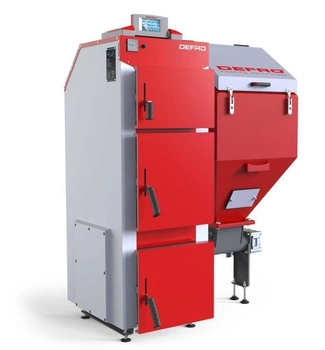 Kocioł automatyczny 5 klasa KOMFORT EKO LUX 12 kW PRAWY na paliwo stałe DEFRO KCO-KE-12-LUX-P-C45