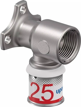 Kolano naścienne Uponor S-Press PLUS 1070642 M 25-RP3/4