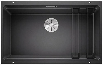 Komora ETAGON 700-U Silgranit PuraDur Antracyt, InFino, szyny BLANCO 525167