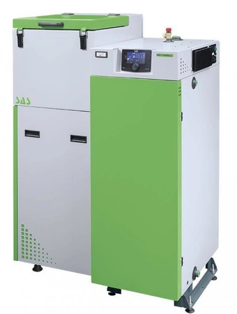 Kocioł BIO COMPACT 15 kW lewy TECH na paliwo stałe SAS KOT-BIOCOM-015-L-T2