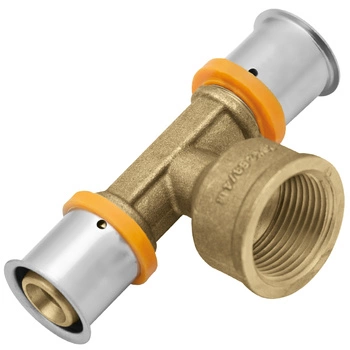 Trójnik mosiężny GW Press - 20 Rp1/2