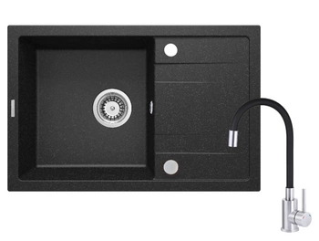 Zlewozmywak DEANTE , 1-komorowy grafit ZRC2113