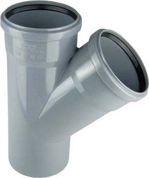 Trójnik kanalizacyjny FI 40/40 < 67 PP niskoszumowy FONICA KACZMAREK 2220122180