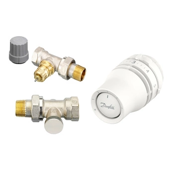 Zestaw termostatyczny prosty Box Danfoss 3 elementy Redia Ra Click 015G5154