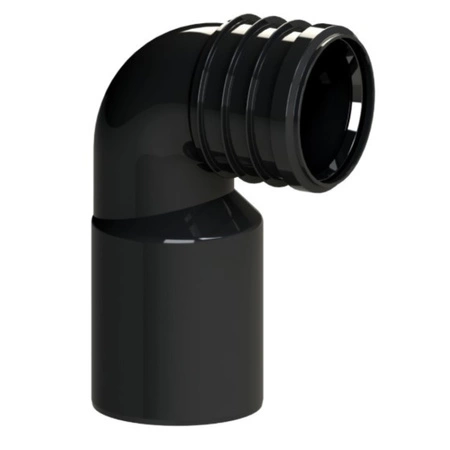 Kolano podłączeniowe do WC regulowane z uszczelką KKPOL DN90-110 ZPW-184-0-T 