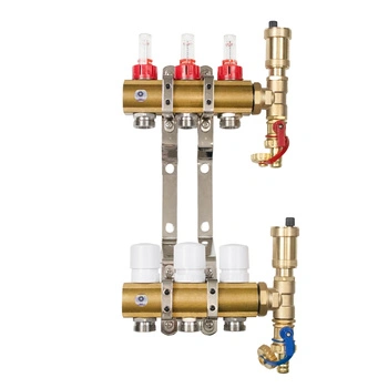 Rozdzielacz ogrzewania podłogowego Reiter RMOP#210-KOSA-03 3 obwody bez złączek