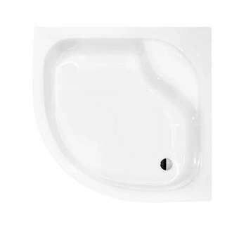 DIPER I Brodzik półokrągły głęboki, z siedziskiem 90 x 90 x 24 BESCO #BAD-90-NK