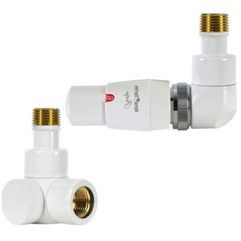 Zestaw Termostatyczny Vario Term Lux i GW 1/2” pex osiowy biały LUX1GS0206CFK/P