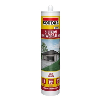 Silikon uniwersalny SOUDAL 280ml biały 137658