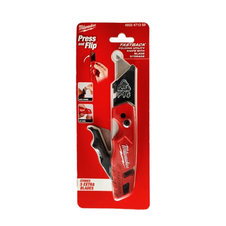 Nóż FASTBACK z przechowywanym ostrzem MILWAUKEE 4932471358