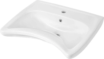 Umywalka VITAL biała wisząca, 60 cm z przelewem DEANTE CDV_6U6W