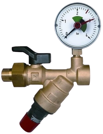 Zawór napełniający instalacje manom. DN 15, typ 2128 (2128.15.006) HUSTY 2128.15.006