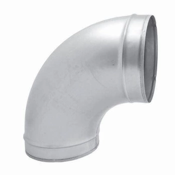 Kolano tłoczone bez uszczelki ocynkowane ALNOR BP-160-30