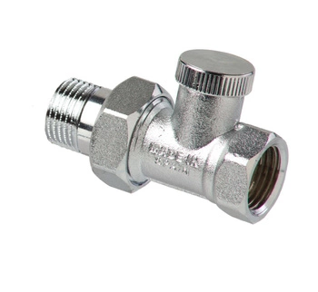 TEIDE PLUS zawór grzejnikowy powrotny, prosty, 1/2GW, chromowany (metalowa nakrętka) ARCO 507365