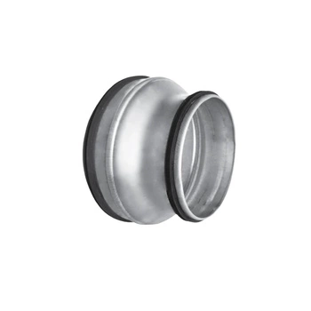 Zwężka tłoczona Alnor RPCL-200-160 krótka z uszczelką nypel - nypel