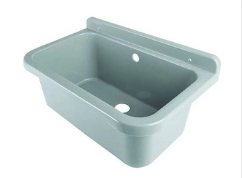 Komora gospodarcza 55x34x21cm  szara + Syfon zlew. HYDROLAND ZLEW.55.SZ