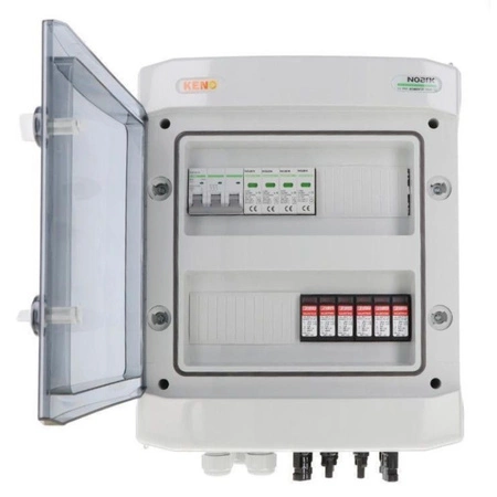 Rozdzielnica przyłączeniowa DCAC z ogranicznika przepięć Phoenix 1000V typu 1+2, 2 x łańcuch PV 2 x MPPT MPPTSH-696 DCAC