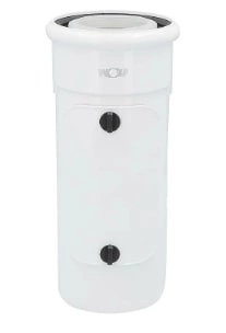 Przewód powietrzno-spalinowy WOLF 2651552 DN110/160 kolor biały z szybkozłączką wsuwany z rewizją długość 250 mm