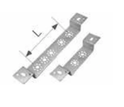 Płytka montażowa odsadzona metalowa podwójna L = 50, 80, 150 mm KAN-therm 1700210002