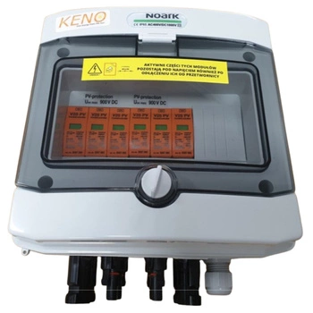 Rozdzielnica przyłączeniowa DC KENO SH-6 DC z ogranicznikiem przepięć Phoenix Contact 1000V typu 1+2, 2x łańcuch PV 2x MPPT MPPT