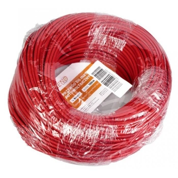 Przewód KENO 6mm² czerwony opakowanie 100m KABEL-6MM-RED-100M
