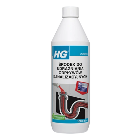 Środek do udrażniania odpływów kanalizacyjnych 1L HG 139100129