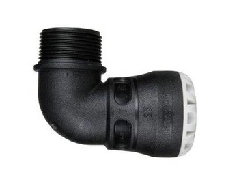 Kolano 90° PE-STAL (PUSH FIT-1085) FI 32X25 GZ (wciskane) PLASSON 1085U0032010