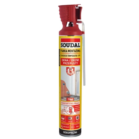 Pianka poliuretanowa wężykowa 750 ml SOUDAL  130603