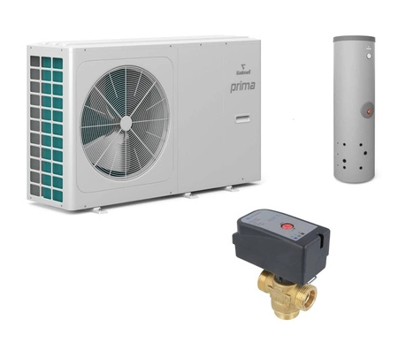 Pompa ciepła PRIMA 8GT + Zbiornik kombinowany 250/135 l + Zawór GALMET SG-000049