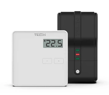 Regulator pokojowy dwustanowy ST-294 v2 TECH Sterowniki WG.11.0463 bezprzewodowy biały
