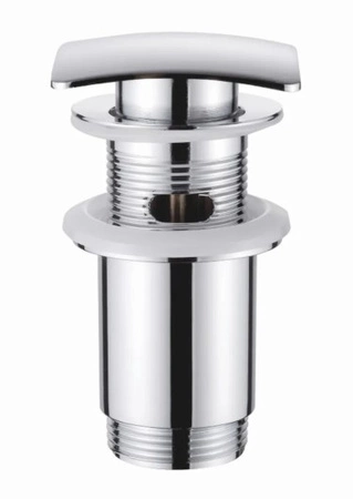 Korek click - clack Invena SC-B1-140-L uniwersalny duży grzybek kwadrat chrom