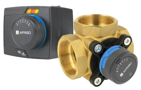 Zestaw regulacyjny Afriso ProClick 1338754 3-drogowy obrotowy zawór mieszający ARV 387 Vario ProClick DN50 Rp2