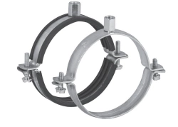 Obejma do rur z amortyzatorem gumowym  ALNOR CLRL-125