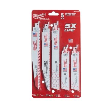 Zestaw brzeszczotów do piły szablastej 5 szt. MILWAUKEE 49222205