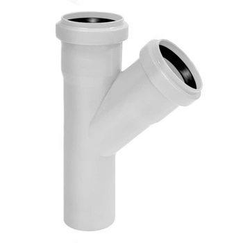 Trójnik kanalizacyjny FI 32/32 67° PP BIAŁY KANPLAST TR PP 032/032/67