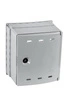 Skrzynka gazowa na zawór, 300x340x200, naścienna, z tworzywa - popielata WEBA 06-30-0300-03