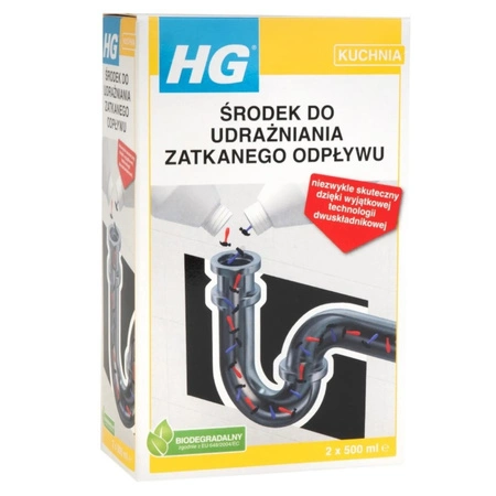 Środek do udrażniania zatkanego odpływu HG 343100129
