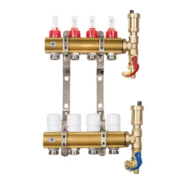 Rozdzielacz ogrzewania podłogowego Reiter RMOP#210-KOSA-04 4 obwody bez złączek