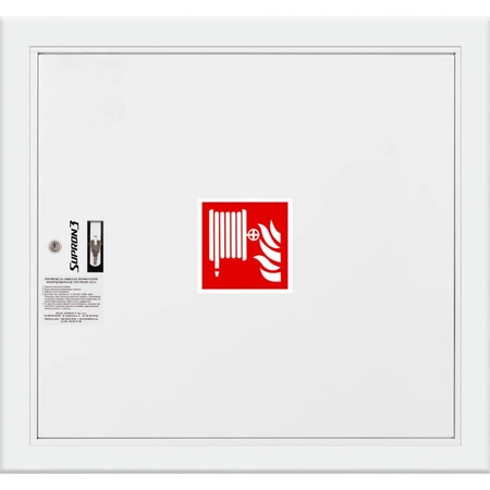 Hydrant wnękowy Supron S-25-W30-P-9003 DN25 30 m zamek patent RAL 9003