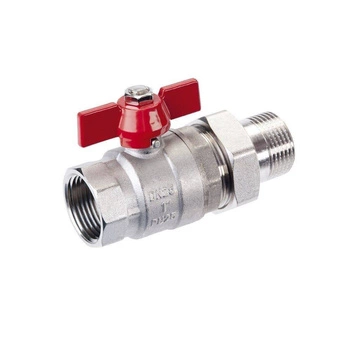 Kurek kulowy ze śrubunkiem, z motylkiem ⌀ 3/4