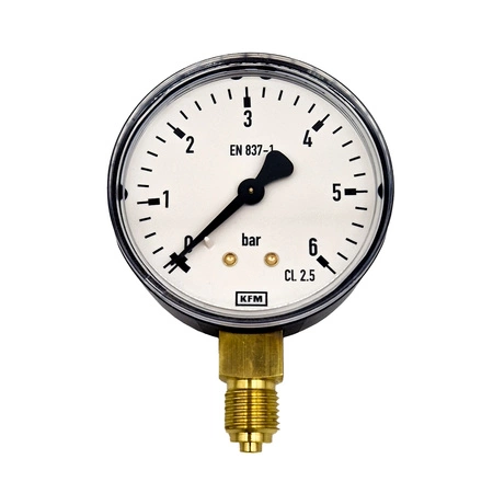 MANOMETR  111.10.063 6 BAR DOLNY G1/4B TWORZYWO 7431558