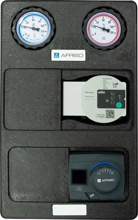 Grupa pompowa PrimoTherm K 180-2 Vario DN25 WP 3-WM-R, pompa Wilo Para, zawór mieszający, regulator ACT 343 ProClick AFRISO 77838